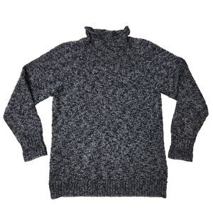 L.L. Bean Black Turtleneck Sweater, size Medium